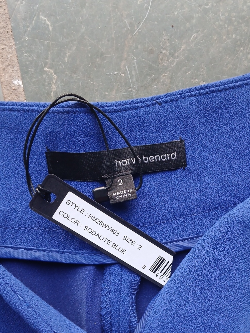 Harve Benard High-Waist Royal Blue Dress Shorts